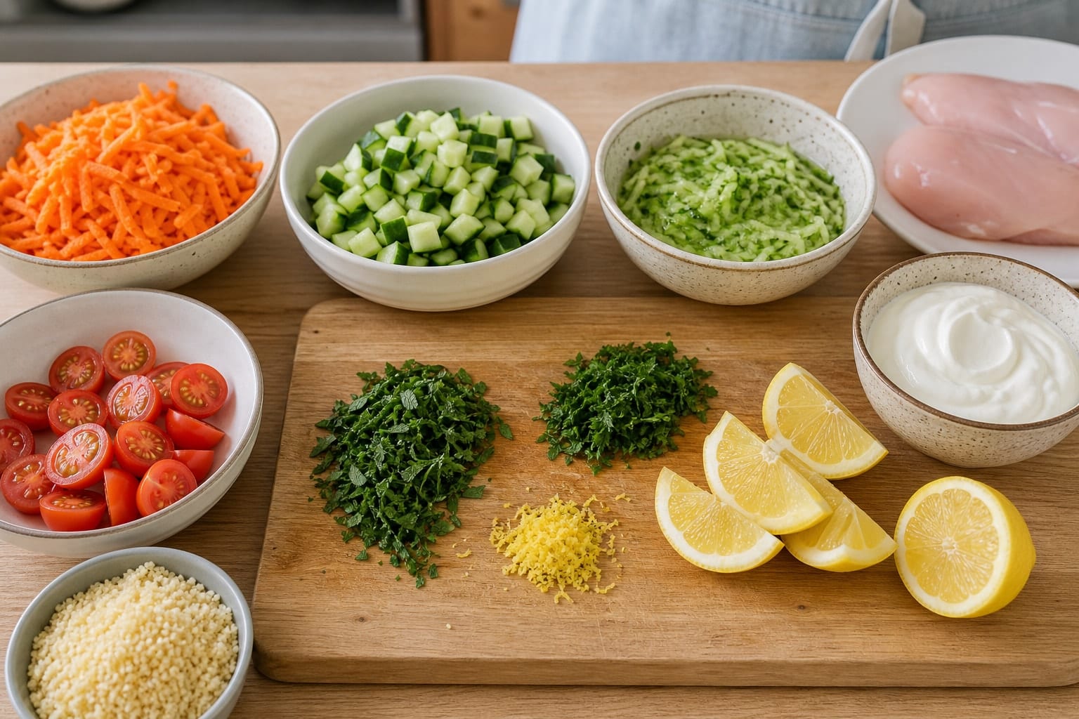 Black Bean Sweetcorn Rice Salad Boxes with Lime and Pumpkin Seeds cooking step 3: Make the lime dressing.