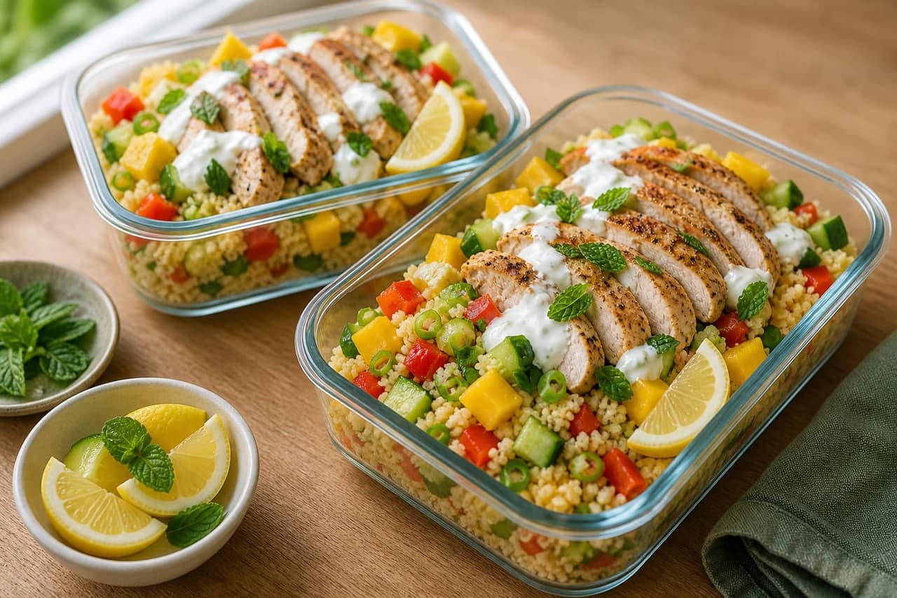 Lemon Chickpea Quinoa Salad Boxes cooking step 2: Cook the quinoa.