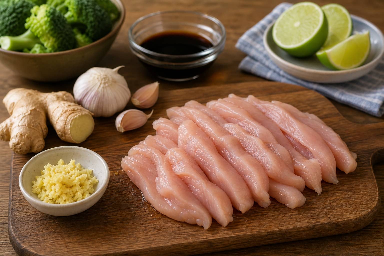 Ginger Chicken Broccoli Egg Noodles with Lime cooking step 2: Cook the noodles.
