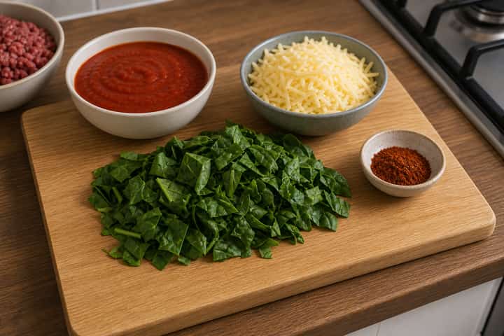 Beef Chilli Pasta Bake cooking step 3: Build the flavour.