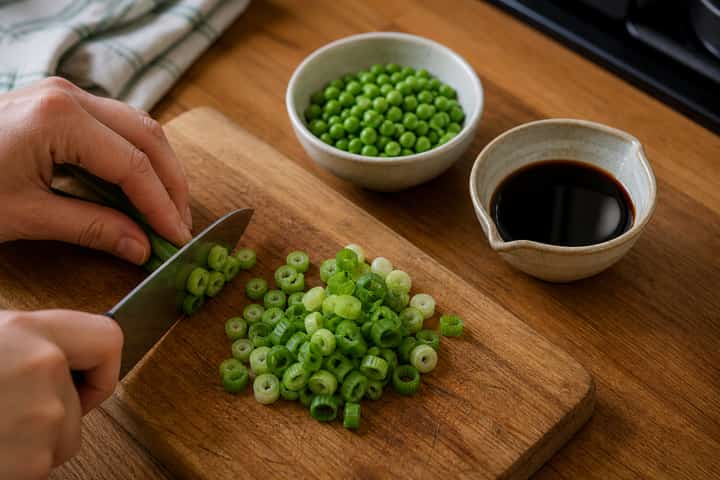 Beef Chilli Rice Bowls cooking step 2: Start cooking.