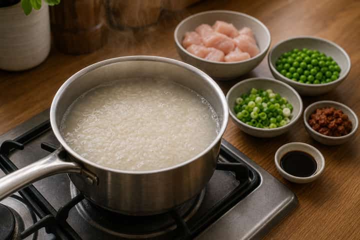 Chicken Curry Rice Bowls cooking step 1: Get prepped.