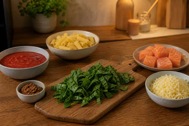 Salmon Miso Pasta Bake cooking step 3: Build the flavour.