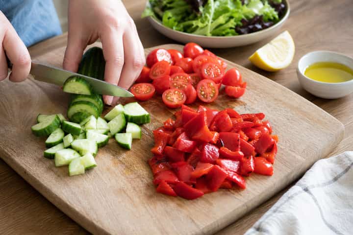 Tuna Pepper Salad Boxes cooking step 1: Get prepped.