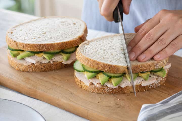Turkey Avocado Sandwiches cooking step 4: Bring it together.