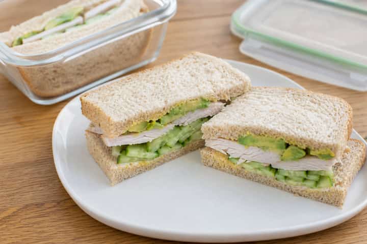 Turkey Avocado Sandwiches cooking step 5: Finish the dish.
